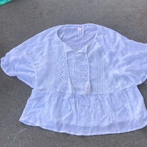 Justice peasant top size 16 like new